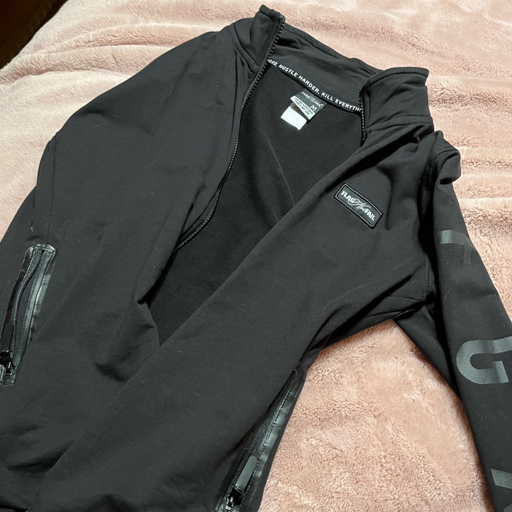 Flag Nor Fail zipper up